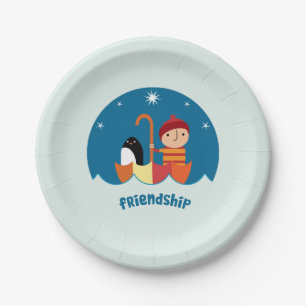 Cute Pre School K Lost And Found Friendship Paper Plate