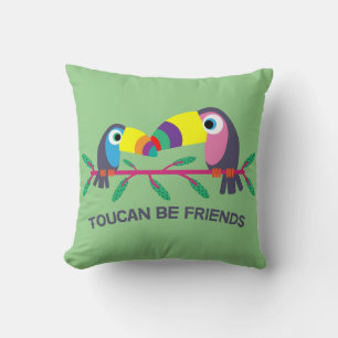 Cute Pre School Pre Schooler Kids Toucan Cushion