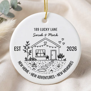 Cute Pregnancy Announcement Ceramic Tree Decoration
