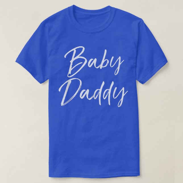 Cute Pregnancy Gift for Men Funny Baby Daddy ank o T-Shirt (Design Front)