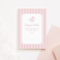 Cute Preppy Baby Stroller Diaper Raffle