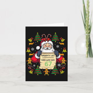 Cute Preppy Christmas,reindeer Brushstrokes Funny  Card