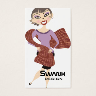 Cute pretty girl giant scarf knitting crochet