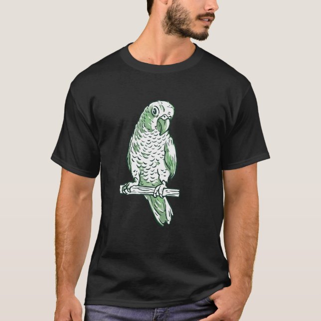 Cute pretty parrot T-Shirt (Front)