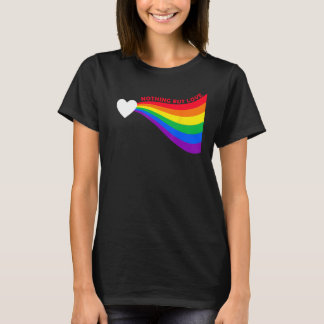Cute Pride Month Love LGBTQ Rainbow Hear T-Shirt