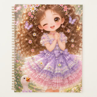 Cute Princess 12-Month Yearly Planner