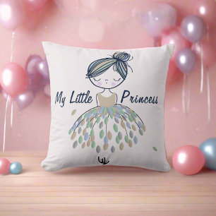 Cute Princess Ballerina Girl Nursery Room Decor Cushion