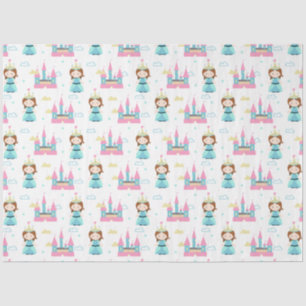 Cute Princess Birthday Tissue Paper
