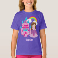 Cute Princess Castle Fairytale Birthday Party Girl