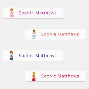 Cute Princess Custom Personalised Name Clothing