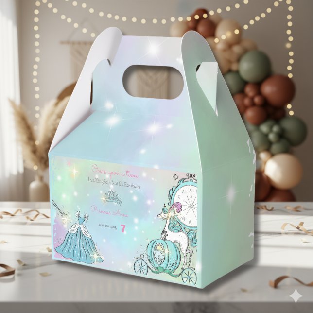 Cute Princess fairy tale Birthday  Favour Box (Creator Uploaded)