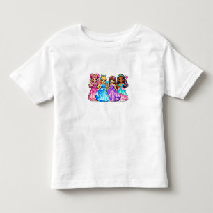 Cute Princess Friends – Fairytale Princess Group f Toddler T-Shirt