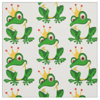 Cute Princess Frog. Crown. Green