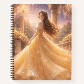 Cute Princess Graph Paper Notebook