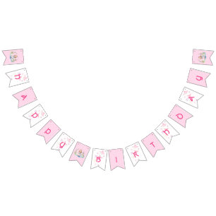 Cute Princess in Whimsical Wonderland Bunting