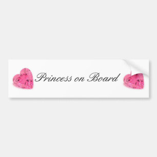 Cute Princess on Board Bumper Sticker