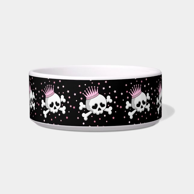 Cute Princess Skull Bowl (Front)