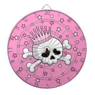 Cute Princess Skull Dartboard