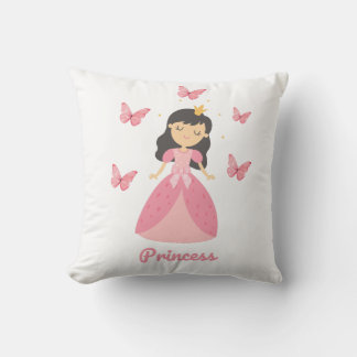 Cute Princess Throw Pillow 👑✨