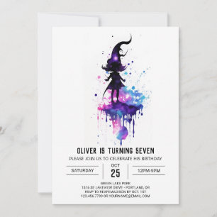 Cute Printable Magical Birthday Invitation