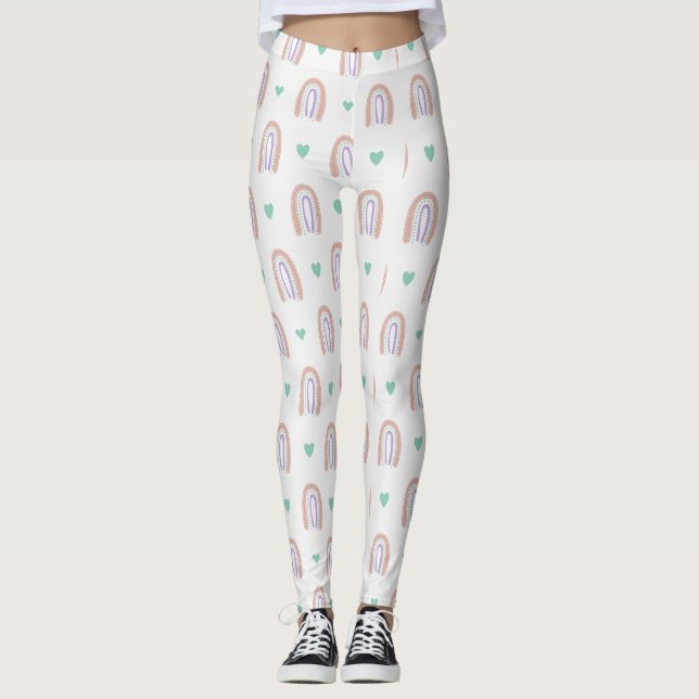 Cute Printed YOGA Leggings (Front)