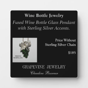 Cute Product Price Easels Crafters Business Plaque