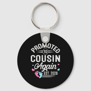 Cute Promoted Cousin Again Est Baby Key Ring