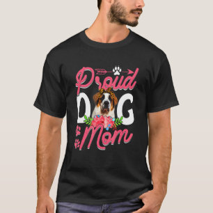 Cute Proud Bernard Dog Mum Funny Mother's Day T-Shirt