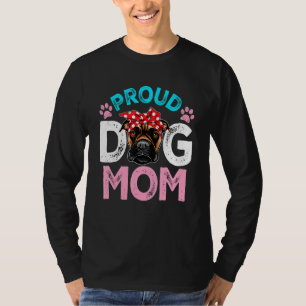 Cute Proud Boxer Dog Mum Mother's Day T-Shirt