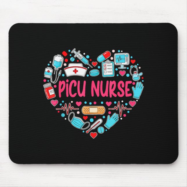 Cute Proud Cu Nurse Week Gift Cu Nurse Appreciatio Mouse Mat (Front)