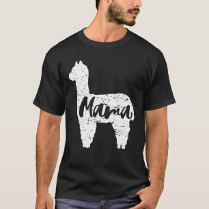 Cute Proud Mama Llama Alpaca Happy Mothers Day Gif T-Shirt