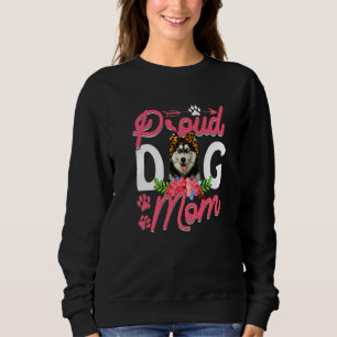 Cute Proud Siberian Husky Dog Mum Funny Mother's D Sweatshirt