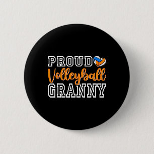 Cute Proud Volleyll Granny Mother's Day Christmas 6 Cm Round Badge