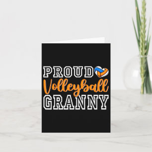 Cute Proud Volleyll Granny Mother's Day Christmas Card
