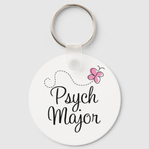 Cute Psych Major Gift Key Ring