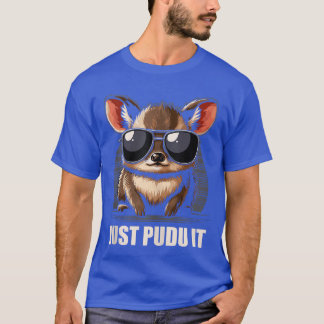 Cute Pudu Deer South America cartoon nature giftan T-Shirt