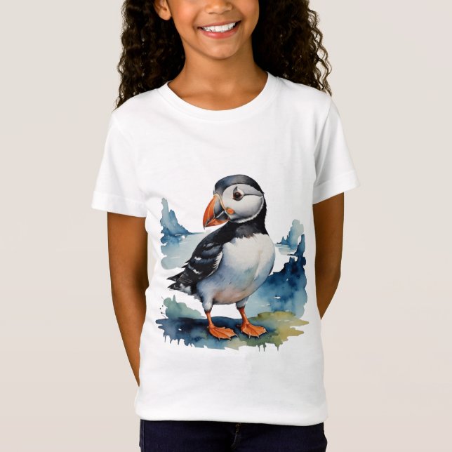 Cute puffin bird T-Shirt (Front)
