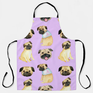 Cute Pug, Boys Girls & Kids, Dog Lover, Dog Gift Apron