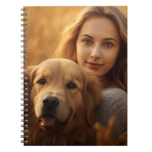 Cute Pug chilling Best Dog Mom Ever Notebook