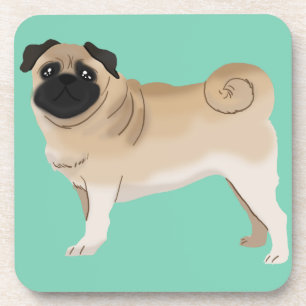 Cute Pug Coaster