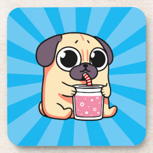 Cute Pug Coaster