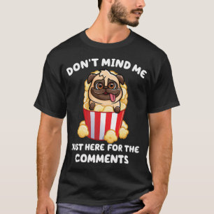 Cute Pug Dog Face – Funny & Adorable Pet Art T-Shirt