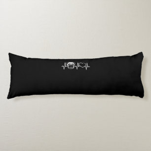 Cute Pug Dog Heartbeat Lovely Pug Dog Body Cushion