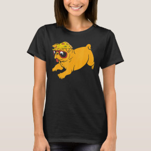 Cute Pug Dog Puppy Slice Of Pizza Pet Box Themed T-Shirt