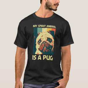 Cute Pug For Men Women Pet Dog Puppy Breed Pug 4 T-Shirt