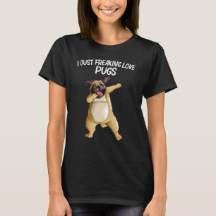 Cute Pug For Men Women Pug Dog Dabbing Pet  Dab An T-Shirt