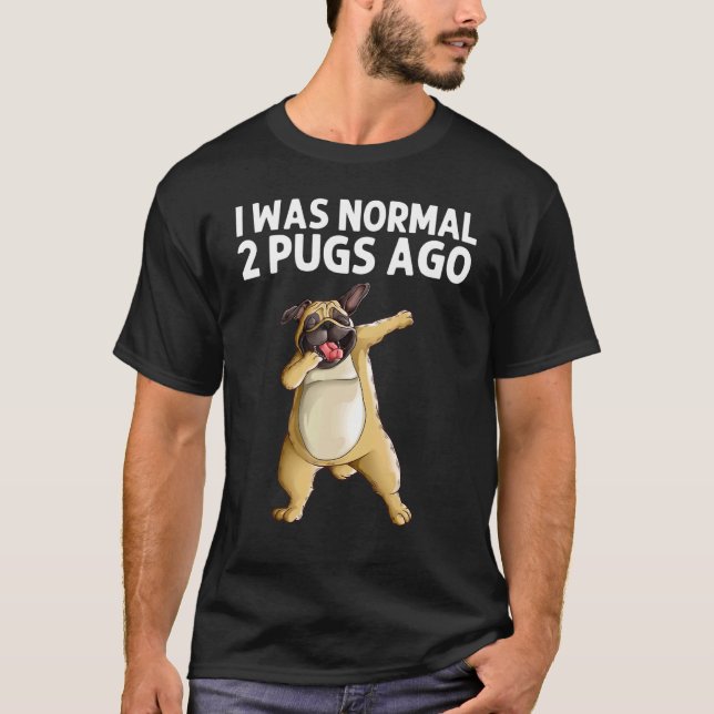 Cute Pug For Men Women Pug Dog Dabbing Pet  Dab An T-Shirt (Front)