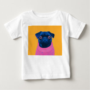 Cute Pug Funny Baby T-Shirt