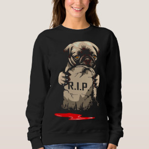 Cute Pug Grave Stone  Essential T-Shirt 962 Sweatshirt