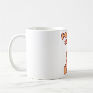 Cute Pug In Pumpkin Pugkin Season Funny Coffee Mug